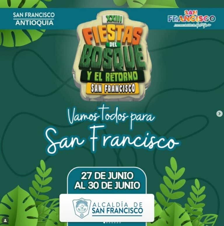 Fiestas del bosque y el retorno. San Francisco