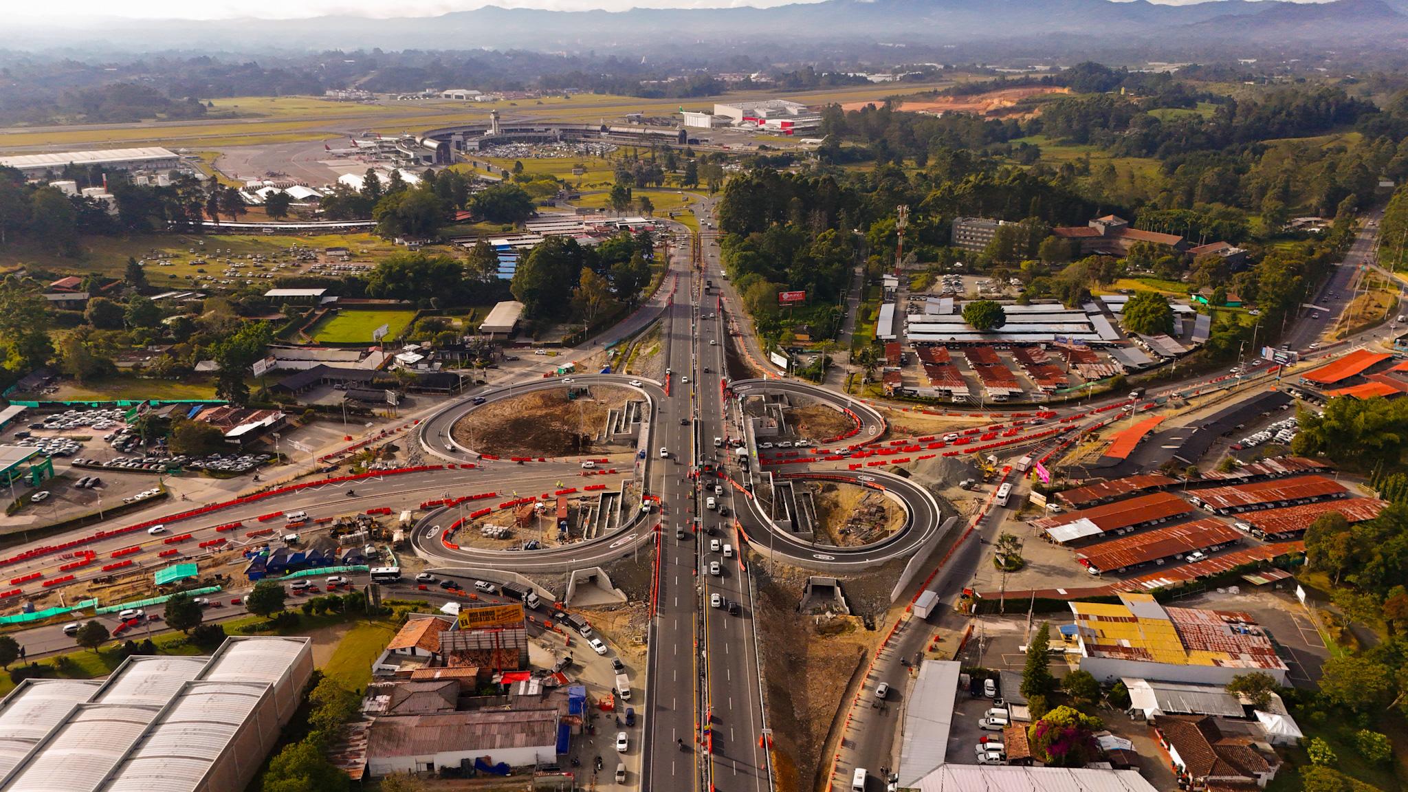 Intercambio vial aeropuerto