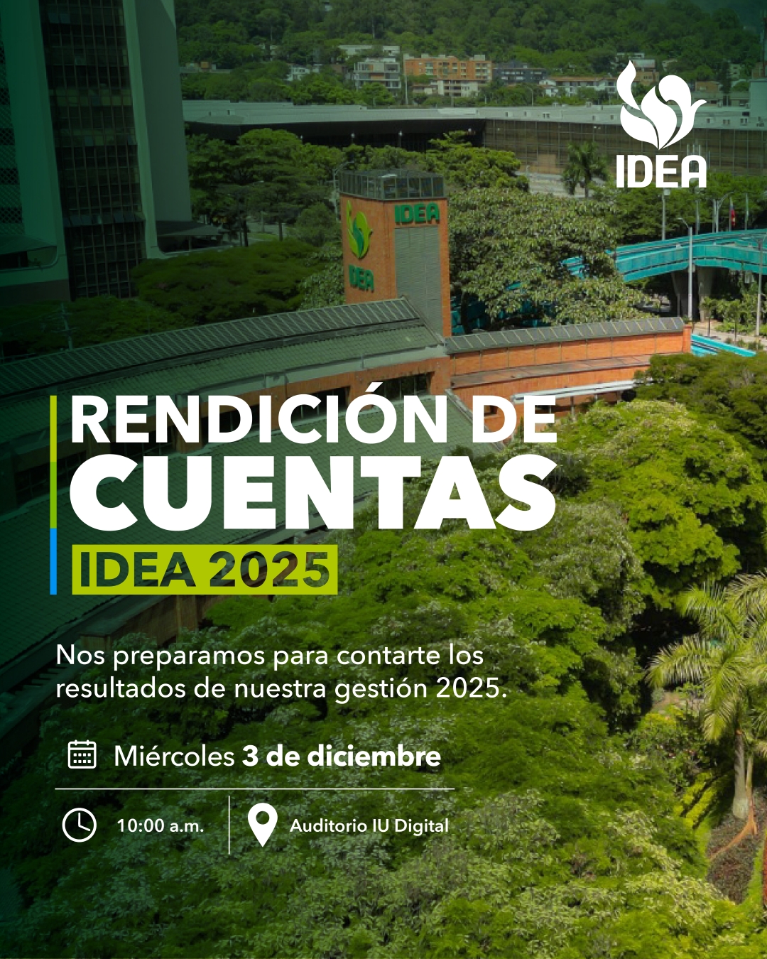 Invitación Audiencia Pública de Rendición de Cuentas 2025