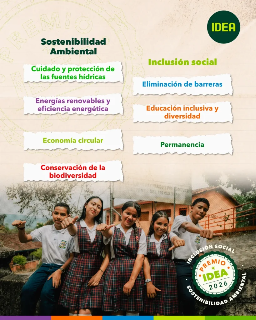 Categorías Premio IDEA 2026