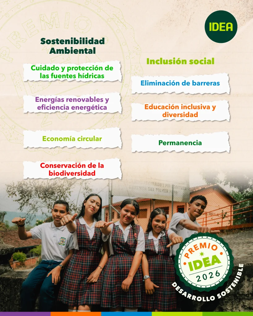 Categorías del Premio IDEA 2026
